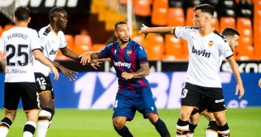 ملخص وأهداف مباراة فالنسيا ضد ليفانتي فى الدورى الإسبانى 