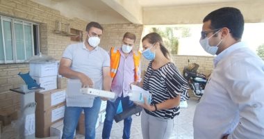 شركات طاقة الرياح تتبرع بأجهزة طبية لمستشفى غارب المركزى