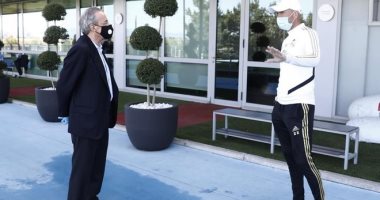 رئيس ريال مدريد يدعم زيدان وراموس قبل لقاء إيبار فى الدوري الإسباني