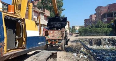 طلاء 6890 مبنى باللون الموحد وتطهير مصرف مار فى الشرقية
