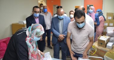 نائب محافظ الإسماعيلية يتفقد تجهيزات قسم العزل والحجر بالمستشفى العام.. صور