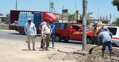 توسيع طريق "بلبيس- العاشر من رمضان" ورفع الأتربة منه لتفادى الحوادث