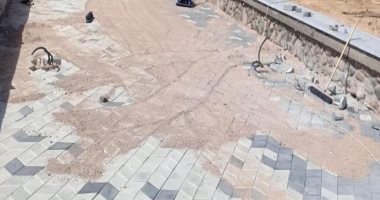 استمرار أعمال التشييد والبناء فى كورنيش الطور بجنوب سيناء