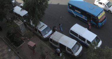  سكان عمارات رابعة بشارع النزهة يشكون موقف عشوائى للميكروباصات