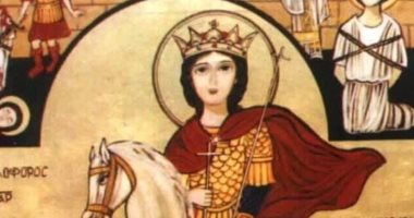 الكنيسة القبطية تحتفل بعيد استشهاد القديس ابسخيرون القلينى 