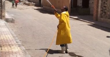 صور.. تطهير قرى التفتيش بالعامرية غرب الإسكندرية بعد ظهور إصابات "كورونا"