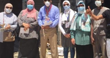 التثقيف والإعلام بصحة شمال يشارك حملة "صحتك أمانة" بضواحى العريش