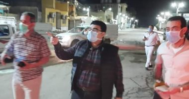 نائب محافظ بنى سويف يوجه بغلق وتشميع 3 محلات خالفت قرار  حظر التجوال