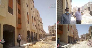 صور.. "أسمرات" جديدة على أرض المنيا.. مدينة العمال حلم تحقق بعد عشش محفوظ.. الانتهاء من تنفيذ توصيل المرافق للوحدات السكنية.. 10 عمارات كاملة التشطيب جاهزة للسكن.. وأحد العمال: نعمل 12 ساعة يوميا بكامل طاقتنا