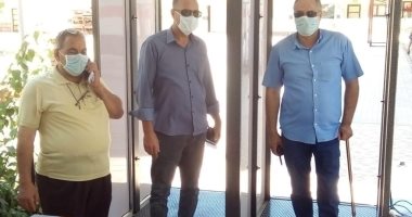 تركيب 7 بوابات للتعقيم بمدارس قطور استعدادًا للثانوية العامة
