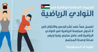 مع عودة الأندية فى الأردن.. اعرف التدابير الاحترازية للوقاية من كورونا