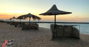روعة شواطئ مدينة الغردقة لحظة غروب الشمس فى 20 صورة