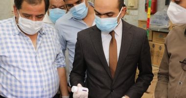 نائب محافظ سوهاج يتفقد مستشفى المنشاة المركزى لمتابعة إجراءات كورونا