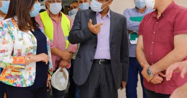 محافظ دمياط تتفقد الأعمال النهائية بمبنى العيادات الخارجية بالمستشفى العام