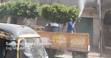 تطهير وتعقيم 4 قرى بمركز الزقازيق بالشرقية لمواجهة فيروس كورونا