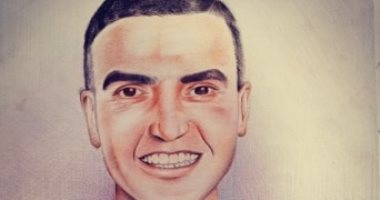 قارئة تهدى زوجة الشهيد المنسى وأولاده رسمة تعبر عن تقديرها لتضحيته