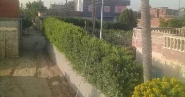 قارئ يشكو وقف توصيل المرافق لمنزلة بسبب عمود كهرباء مخالف وعدم نقلة