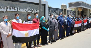 محافظ بنى سويف: جهود الدولة فى اعادة أبنائها من ليبيا جسدت ملحمة وطنية (صور)
