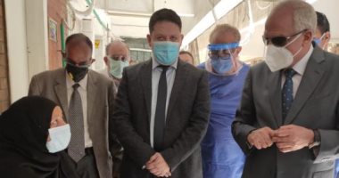 محافظ الجيزة يتفقد أقسام الاستقبال والطوارئ والعزل والرعاية بالمستشفيات