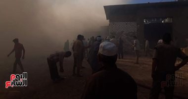 النيابة تطلب التحريات حول حريق محل تجارى فى الصف وتنتدب المعمل الجنائى