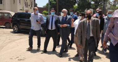 محافظ الجيزة يتفقد مستشفى حميات إمبابة ويوجه بسرعة رفع كفاءتها