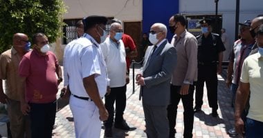 محافظ بورسعيد يتفقد سجل مدنى بورفؤاد أول ويشيد بمستوى الخدمات المقدمة.. صور