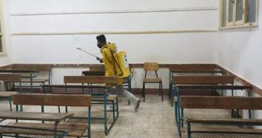 مراكز المنيا تواصل أعمال تطهير لجان الثانوية العامة بالتنسيق مع شركة مياه الشرب