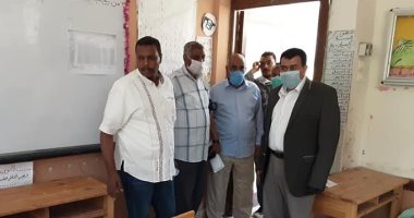 سكرتير مساعد أسوان يتفقد لجان امتحانات الثانوية العامة بإدفو