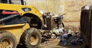 رفع القمامة وتطهير لجان الثانوية العامة فى الزقازيق وبلبيس