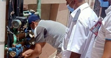 حملة لضبط وصلات مياه الشرب والصرف الغير قانونية بدمياط الجديدة.. صور 