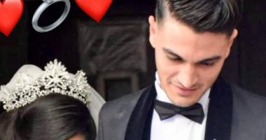 وجيه عبد الحكيم لاعب الإسماعيلي يحتفل بزفافه قبل عودة الدورى