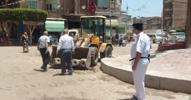 تحرير 245 محضر أشغال بحملة مكبرة بطوخ بالقليوبية.. "صور"