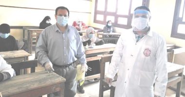 صور.. إدارة أبو كبير الصحية: رفع درجة الاستعدادات القصوى لمتابعة لجان الثانوية صحيا 