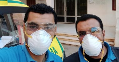 الجيش الأبيض.. "أحمد" و "رضا" بإسعاف كفر الشيخ فى مواجهة فيروس كورونا