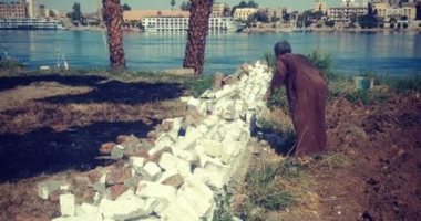 صور.. تنفيذ 10 قرارات إزالة مبانى أسوار وأحواش وإلقاء مخلفات ردم بالأقصر