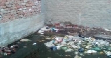 "سيبها علينا".. شكوى من طفح مياه الصرف الصحى في قرية شنباري بالجيزة