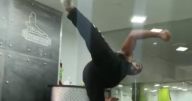 أحمد العوضى من يوم للتاني تمرين وتدريبات قتالية.. فيديو وصور