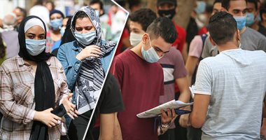 طلاب الثانوية العامة يبدأون دخول اللجان واستلام أدوات الوقاية من كورونا