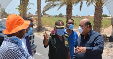 سكرتير عام جنوب سيناء يتفقد موقف تنفيذ بعض المشروعات التنموية بطور سيناء