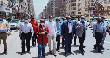 محافظ الجيزة يتابع التخطيط المرورى لشارع ترسا ليكون بديلا للهرم