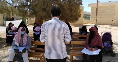صور.. حملة للتوعية بفيروس كورونا لسيدات ورجال سيناء