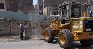رفع تراكمات القمامة وصيانة أعمدة الإنارة بحى ثان المحلة بالغربية.. صور