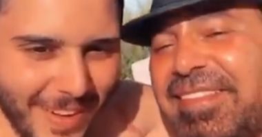 عاصى الحلانى عن معايدة ابنه له فى عيد الأب:" ما أجملك يا عيد مع حبيب القلب"