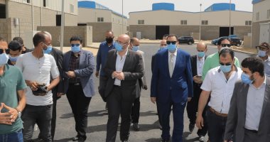 محافظ بنى سويف يتفقد الأعمال بمشروع مجمع الصناعات الصغيرة والمتوسطة