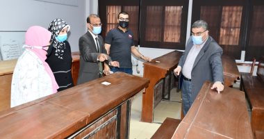 جامعة القناه ترفع درجة الاستعداد لامتحانات السنوات النهائية.. صور