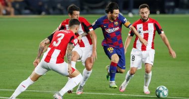 شوط أول سلبى بين برشلونة وأتليتك بلباو فى الدوري الإسباني
