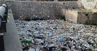 تراكم القمامة بترعة الشرقاوية بقرية الحزانية فى شبين القناطر