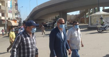 محافظ القليوبية: إزالة الإشغالات والمواقف العشوائية بمنطقة كبارى الرياح