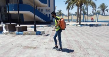 إدارة رفح الرياضية بشمال سيناء تنفذ موجة تعقيم لمنشآت حكومية وأهلية