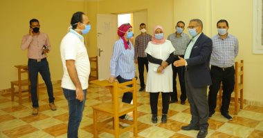 جامعة الأقصر :تطبيق الإجراءات الإحترازية إستعداداً لإمتحانات نهاية العام(صور)